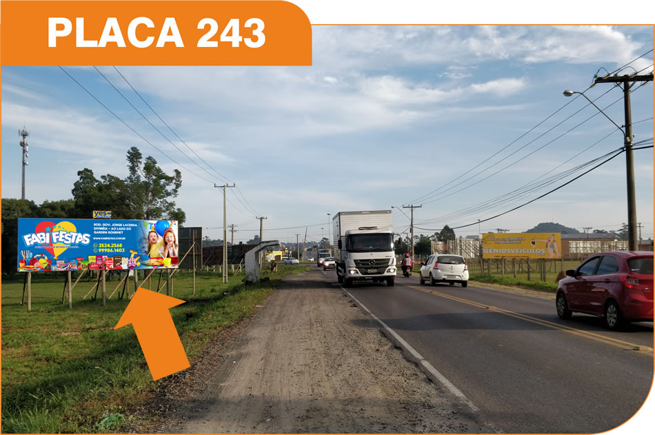 Outdoor em Araranguá - Rodovia SC 447