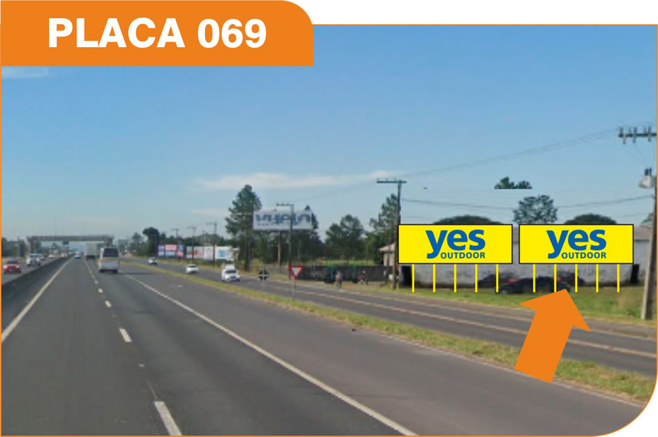 Outdoor em Araranguá - Rodovia BR 101