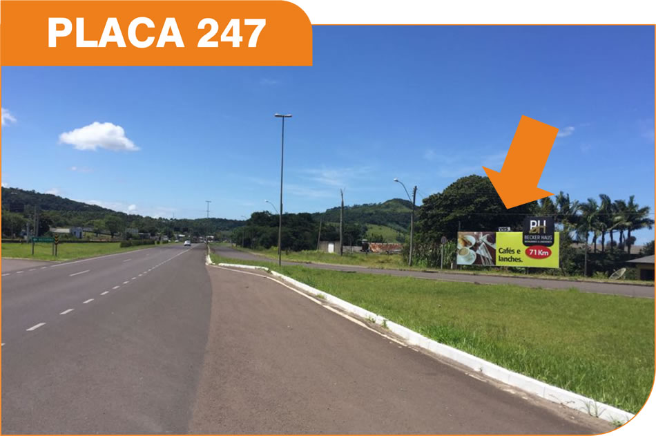 Outdoor em Três Cachoeiras - Rodovia BR 101