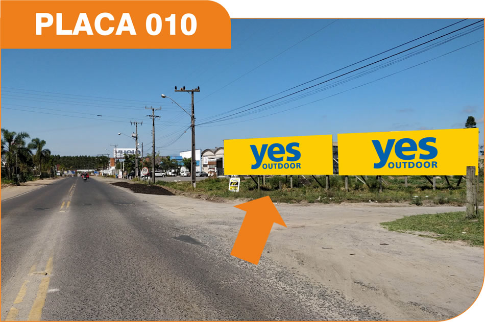 Outdoor em Araranguá - Rod. Governador Jorge Lacerda (SC 447)