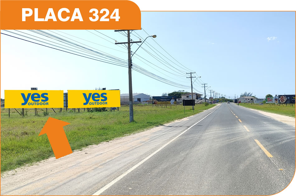 Outdoor em Balneário Rincão - Rodovia SC 445