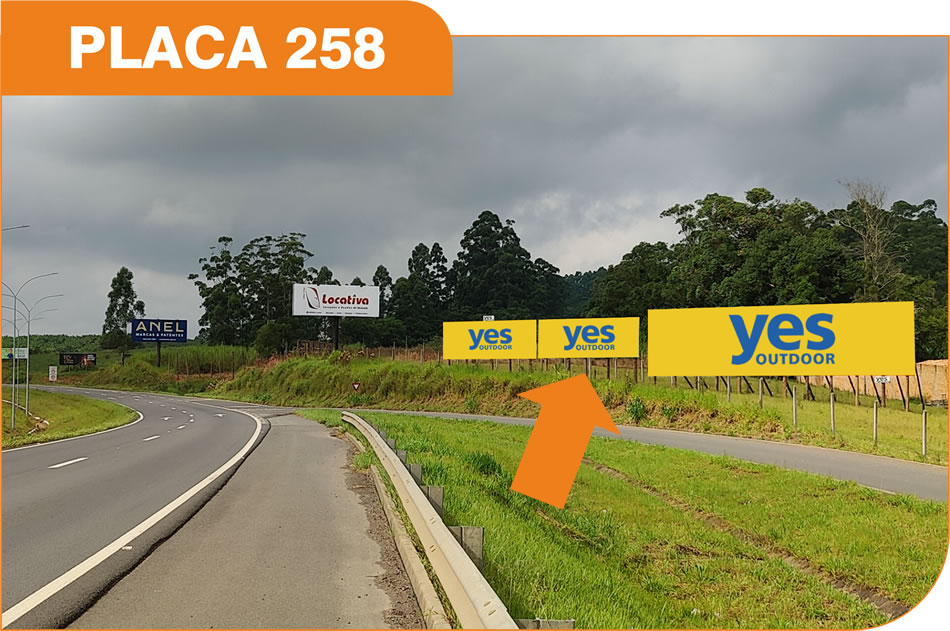 Outdoor em Criciúma - Rodovia Via Rápida (SC 446)