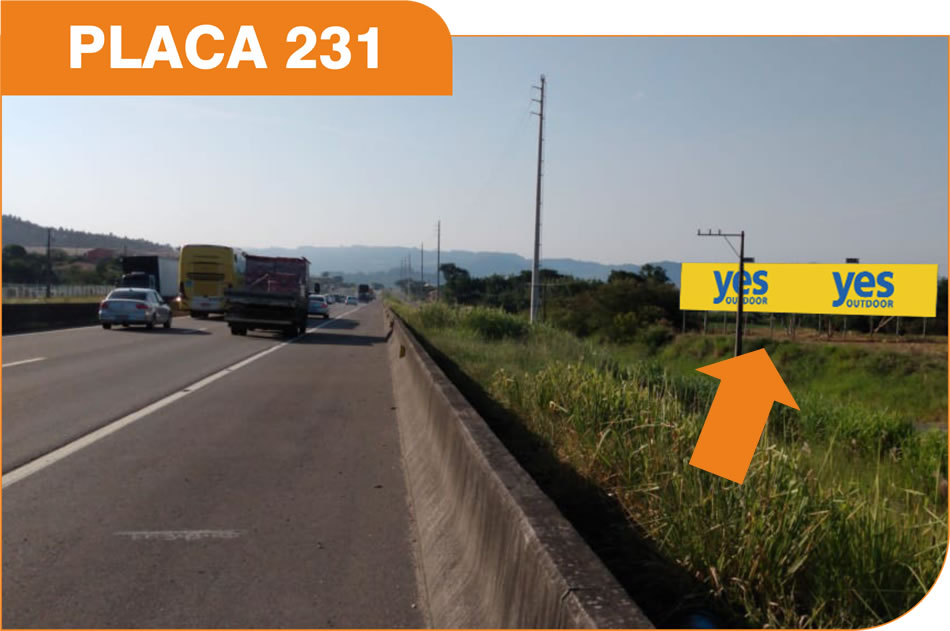 Outdoor em Jaguaruna - Rodovia BR 101