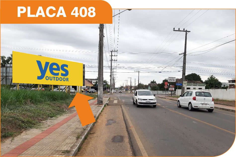 Outdoor em Turvo - Rua Roberto Leal