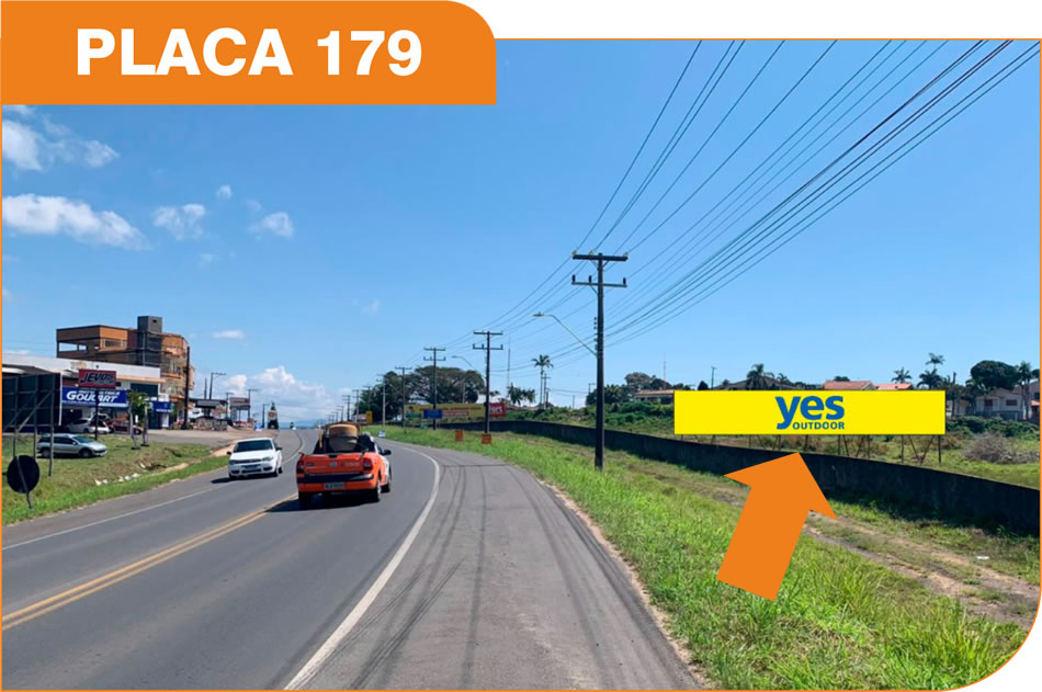 Outdoor em Içara - Rodovia SC 445