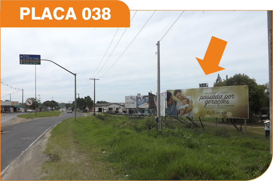 Outdoor em Araranguá - Rod. Governador Jorge Lacerda (SC 447)