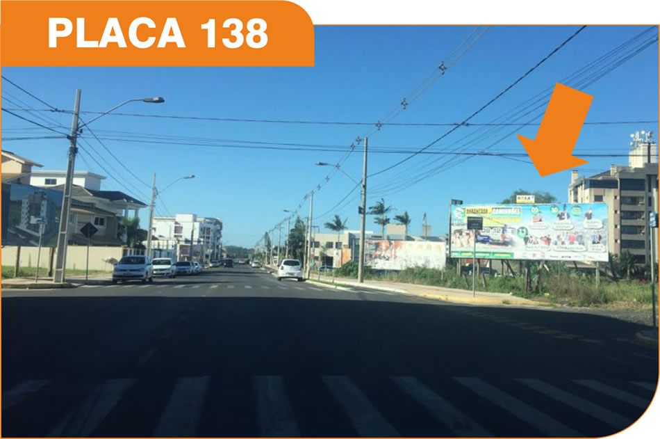 Outdoor em Sombrio - Avenida Nereu Ramos