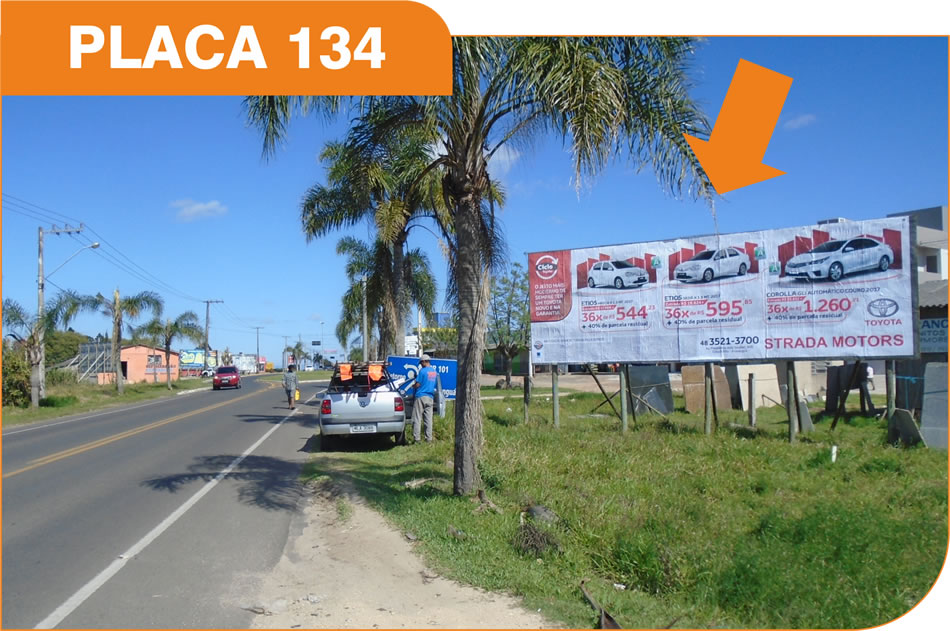 Outdoor em Araranguá - Rod. Governador Jorge Lacerda (SC 447)