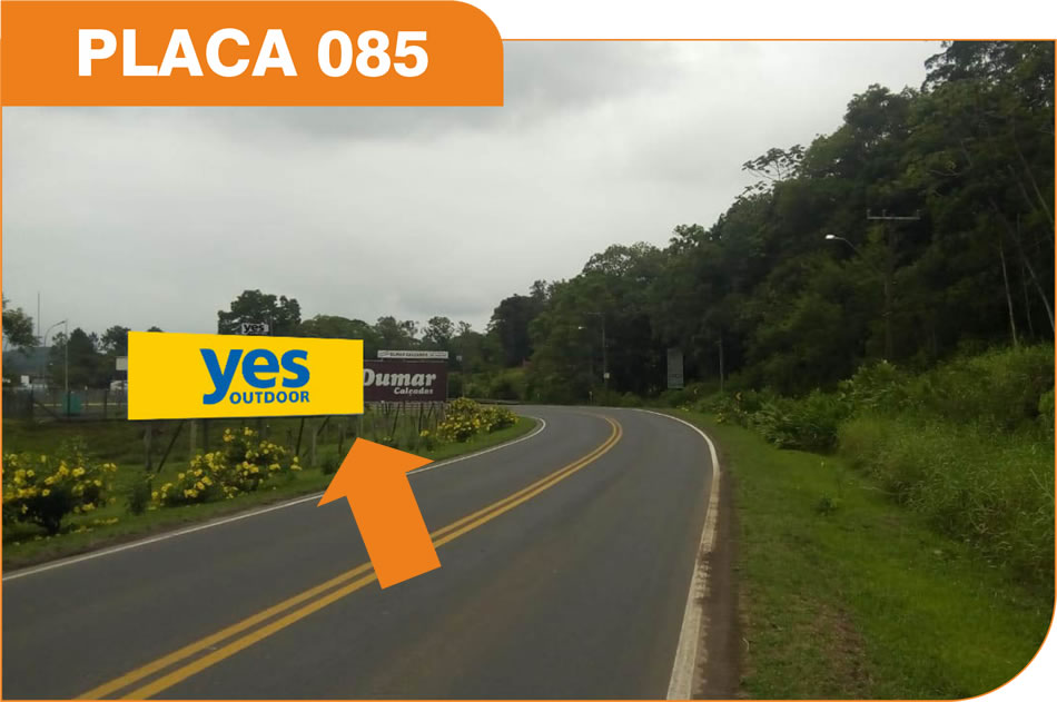 Outdoor em Nova Veneza - Rodovia SC 446