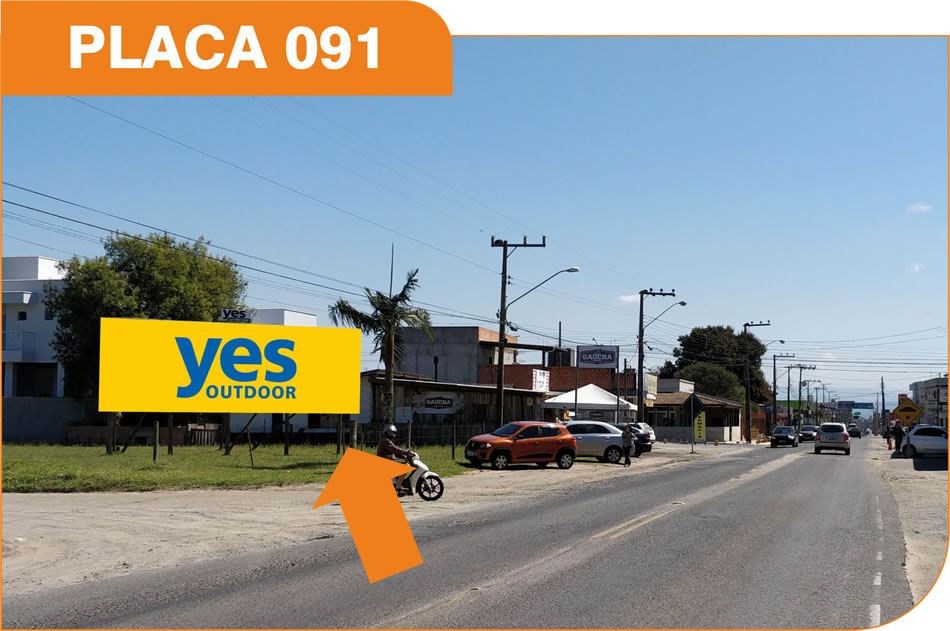 Outdoor em Araranguá - Rod. Governador Jorge Lacerda (SC 447)