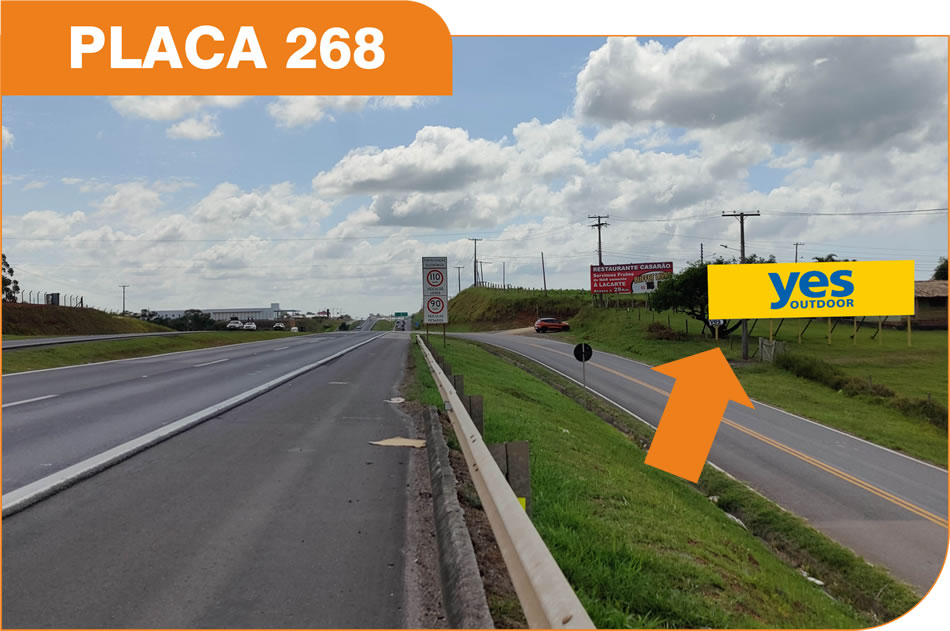 Outdoor em Içara - Rodovia BR 101