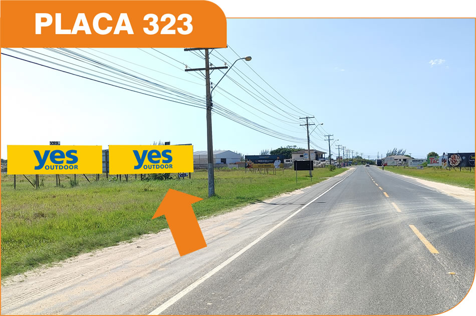 Outdoor em Balneário Rincão - Rodovia SC 445